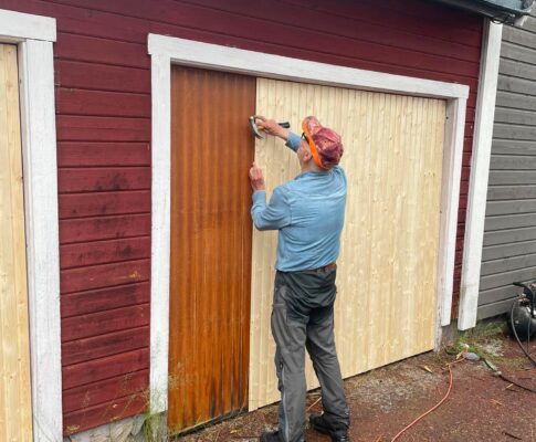 Nytt förråd vid rinken